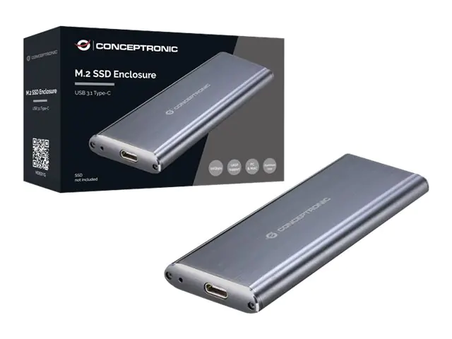 Conceptronic - Speichergehäuse - M.2 - M.2 Card - USB 3.1 (Gen 2)