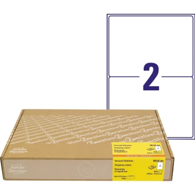 Avery Zweckform Versandetiketten 8018-300 199,6x143mm ws 600 St/Pack Avery Zweckform Versandetiketten 8018-300 199,6x143mm ws 600 St/Pack