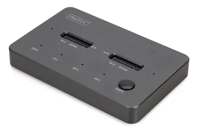 DIGITUS NVMe Klonstation USB3.1 Gen2 Typ-C NVMe M.2 SSD Gehäuse
