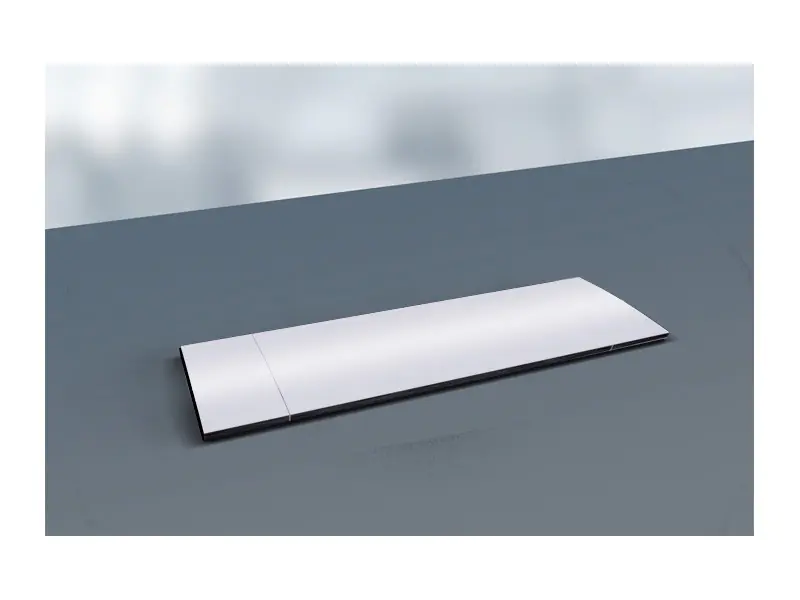 Bachmann POWER FRAME COVER 3-way - Abdeckung für versenkten Anschluss - weiß, RAL 9010 Bachmann POWER FRAME COVER 3-way - Abdeckung für versenkten Anschluss - weiß, RAL 9010