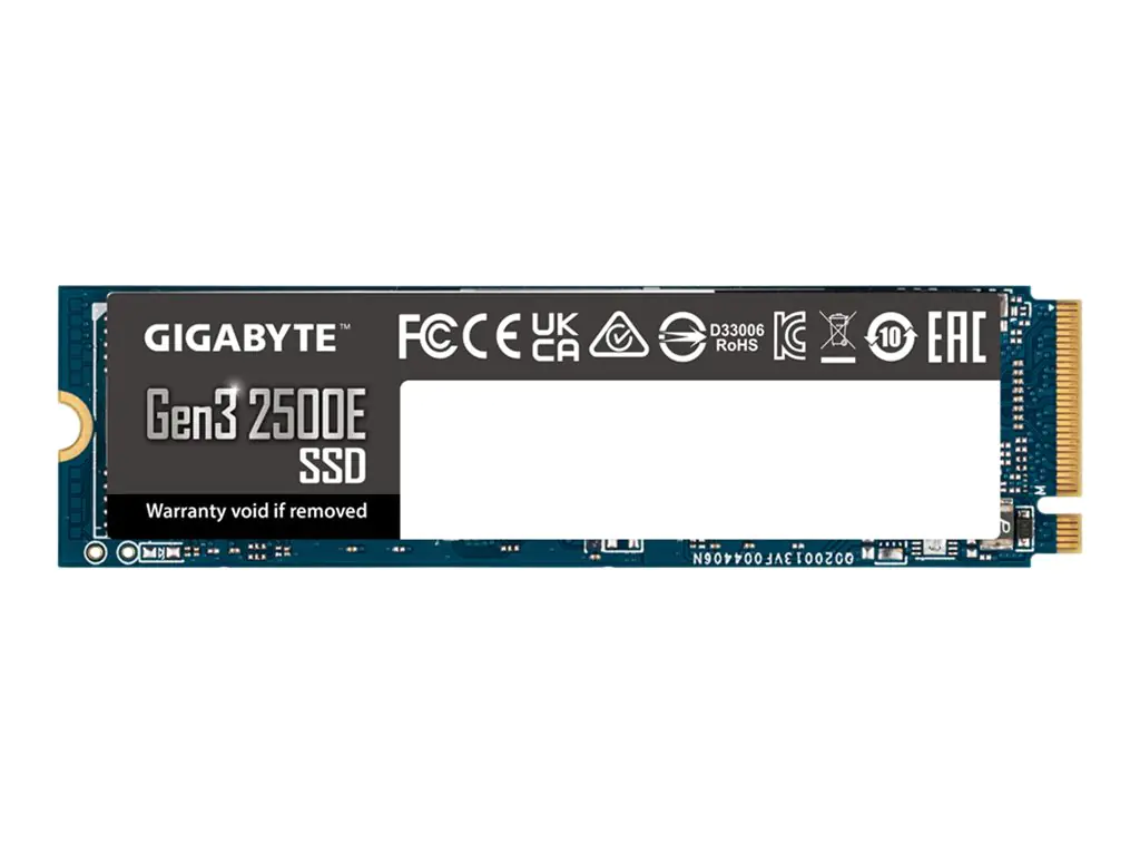 Gigabyte Gen3 2500E - SSD - 1 TB - intern - M.2 2280 - PCIe 3.0 x4 (NVMe) G325E1TB