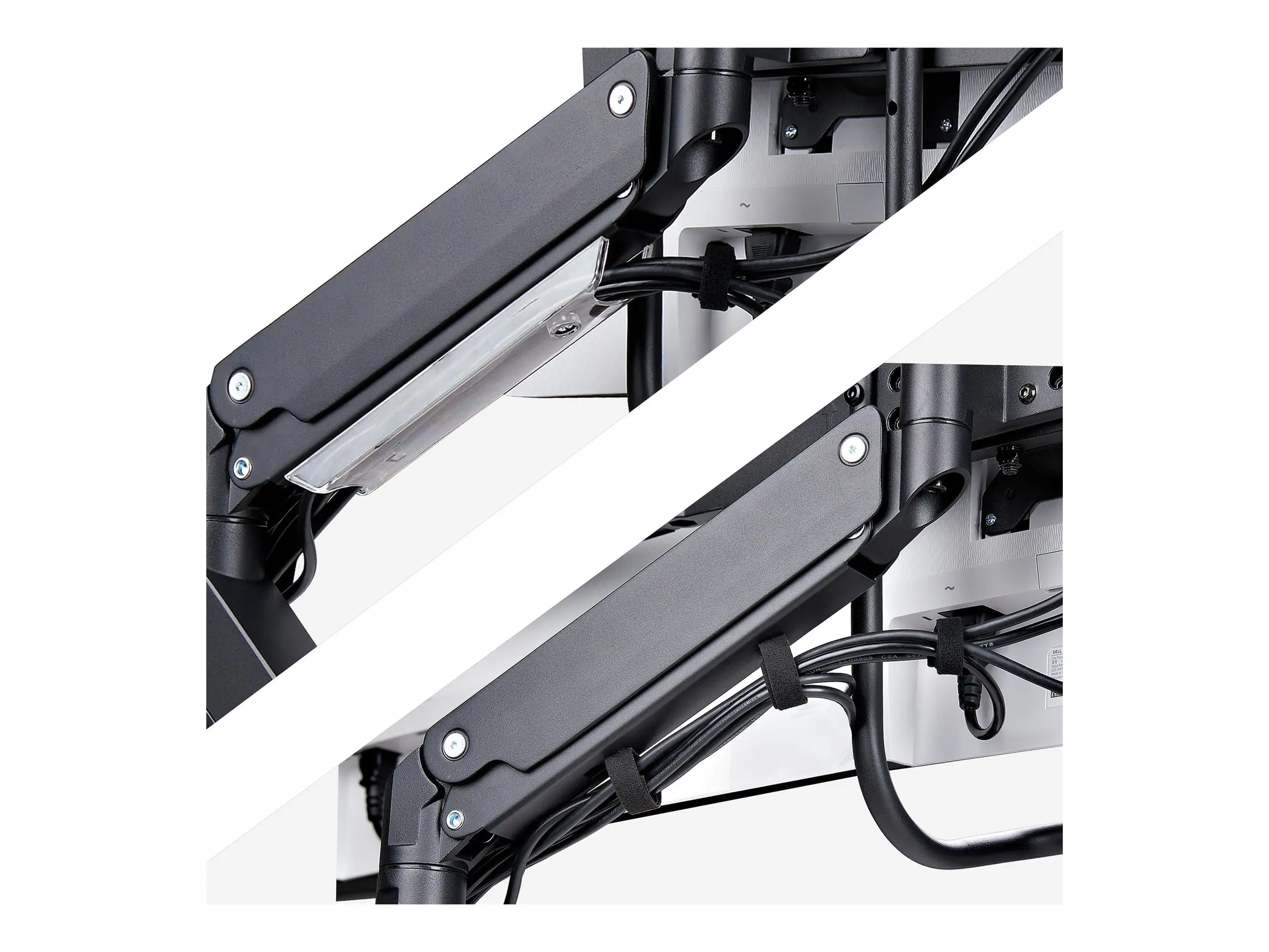 StarTech.com Crossbar Triple Monitor Desk Mount, VESA 75x75/100x100 - Befestigungskit - einstellbar
