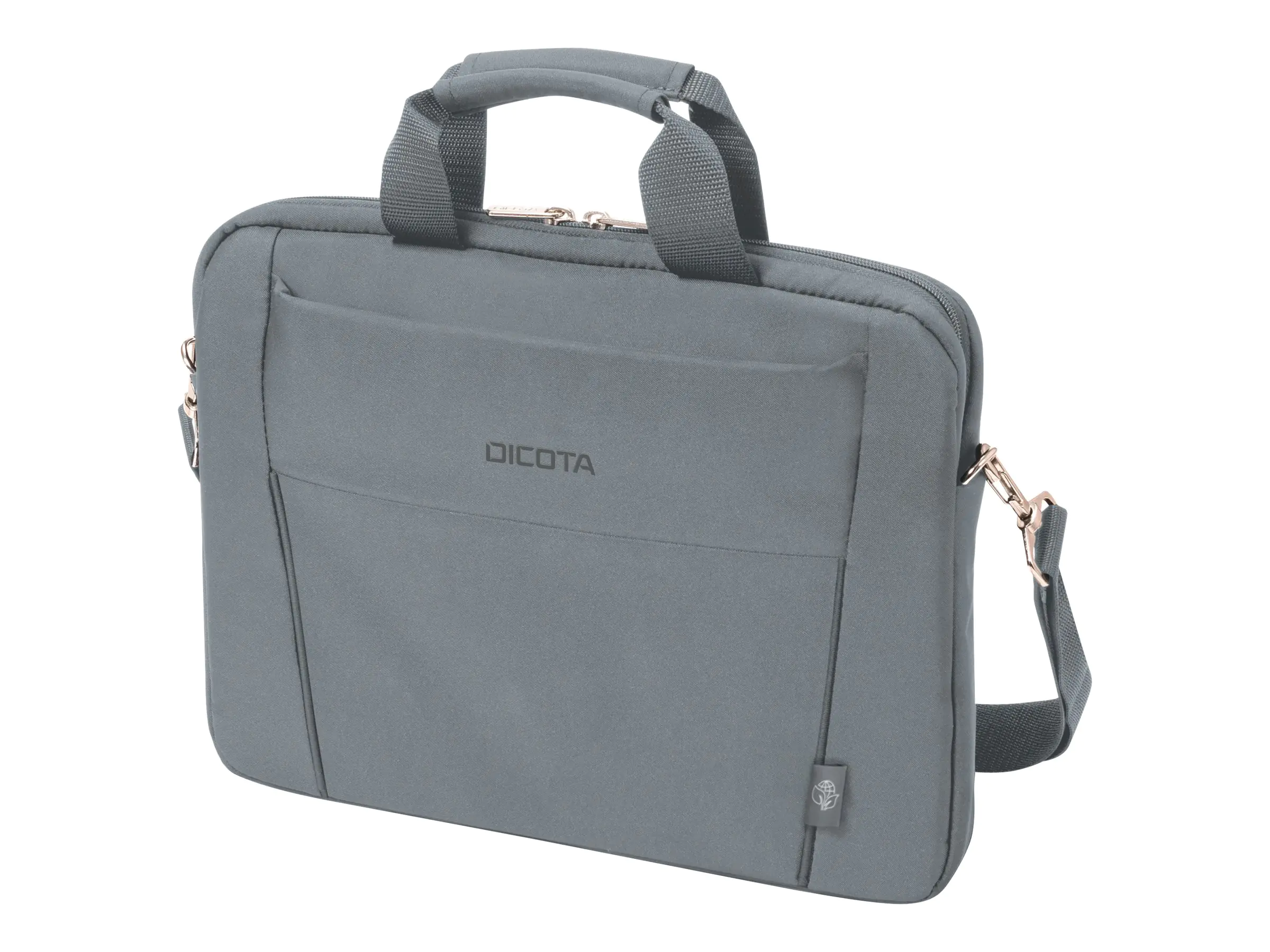 DICOTA Eco BASE - Slim - Notebook-Tasche - 35.8 cm - 13" - 14.1" - Grau