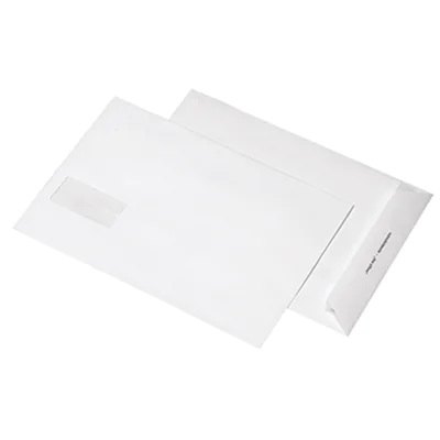 MAILmedia Versandtasche DIN B4 250 x 353 mm (B x H) mit Fenster mit Adressfeldtasche 120g/m² mit Haftklebung Papier ohne Fadenverstärkung weiß 250 St./Pack. MAILmedia Versandtasche DIN B4 250 x 353 mm (B x H) mit Fenster mit Adressfeldtasche 120g/m² mit Haftklebung Papier ohne Fadenverstärkung weiß 250 St./Pack.