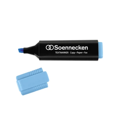 Soennecken Textmarker 3397 2-5mm Keilspitze blau Soennecken Textmarker 3397 2-5mm Keilspitze blau