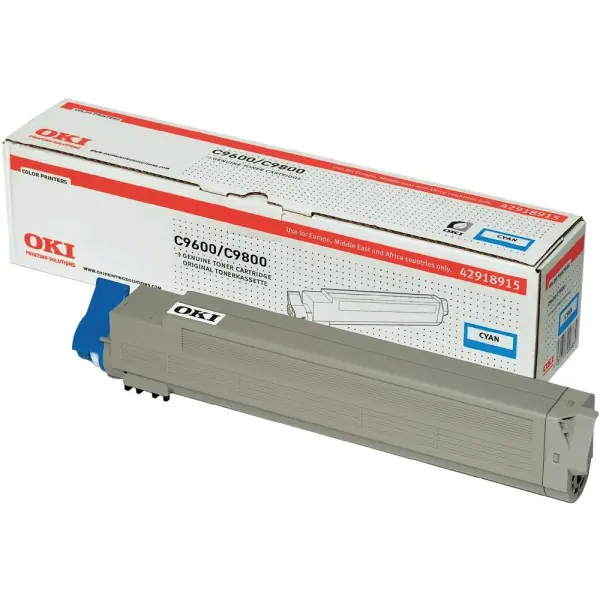 OKI - Cyan - Original - Tonerpatrone - für C9600, 9650, 9800 OKI - Cyan - Original - Tonerpatrone - für C9600, 9650, 9800