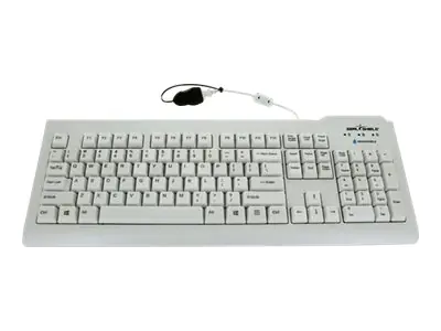 Seal Shield Silver Seal - Tastatur - USB - QWERTZ - Deutsch - weiß