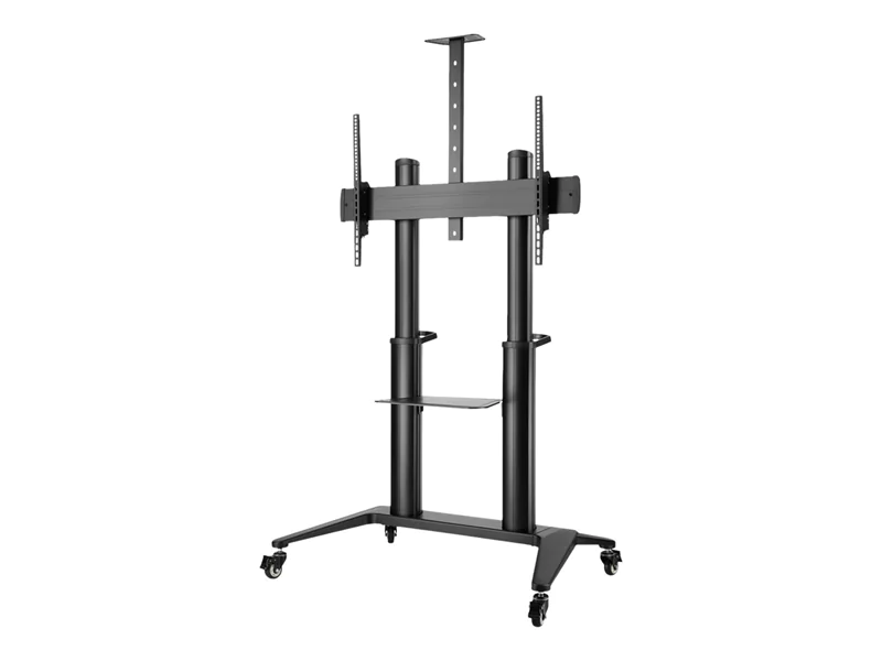 ROLINE - Wagen - für LCD-Display - Metall - Schwarz - Bildschirmgröße: 178-305 cm (70"-120") - Bodenaufstellung