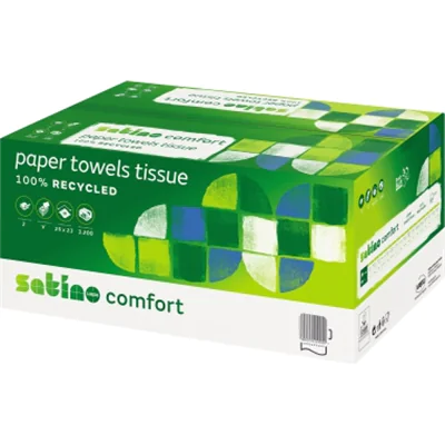 Satino Papierhandtuch Comfort 277200 25x23cm 2lg ws 3.200Bl. Satino Papierhandtuch Comfort 277200 25x23cm 2lg ws 3.200Bl.
