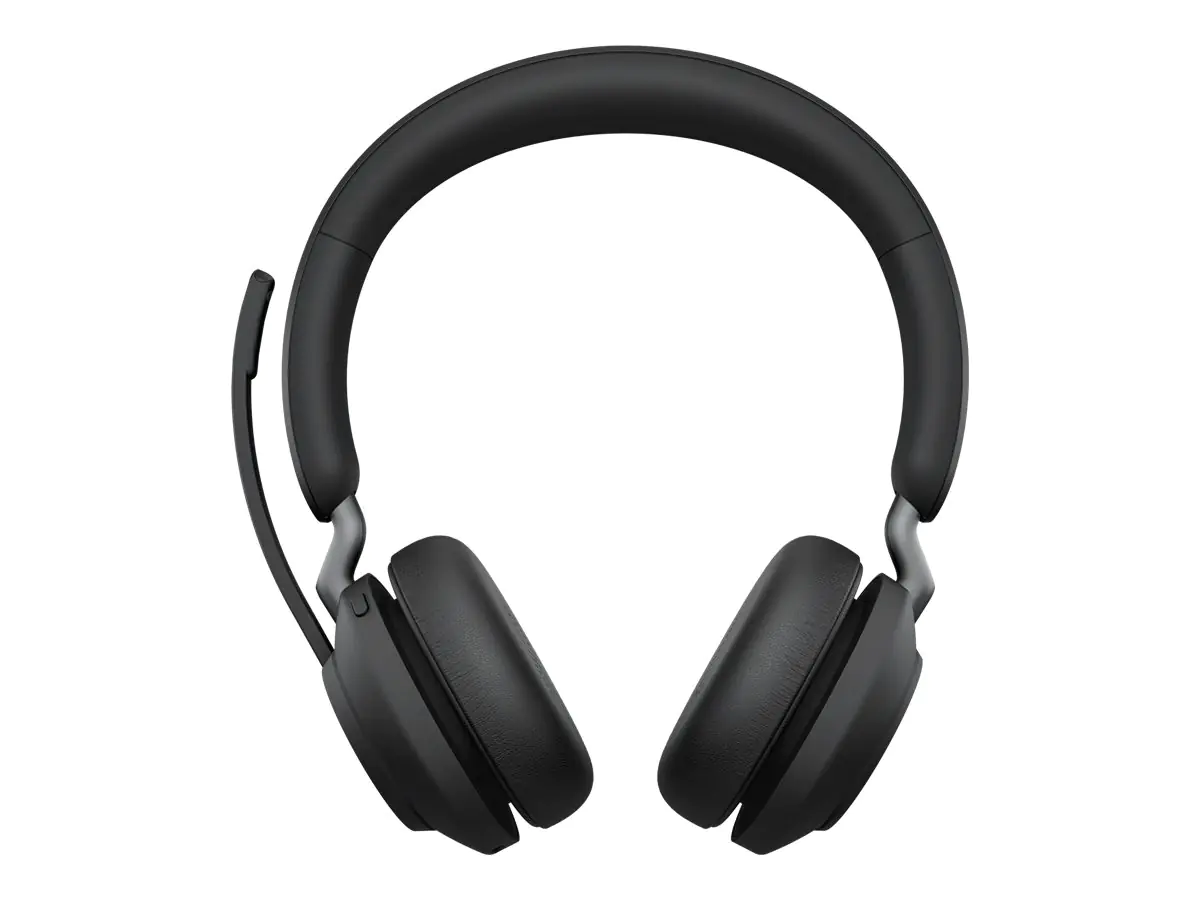 Jabra Evolve2 65 UC Stereo - Headset - On-Ear - Bluetooth - kabellos - USB-C - Geräuschisolierung - Schwarz - mit Ladestation Jabra Evolve2 65 UC Stereo - Headset - On-Ear - Bluetooth - kabellos - USB-C - Geräuschisolierung - Schwarz - mit Ladestation