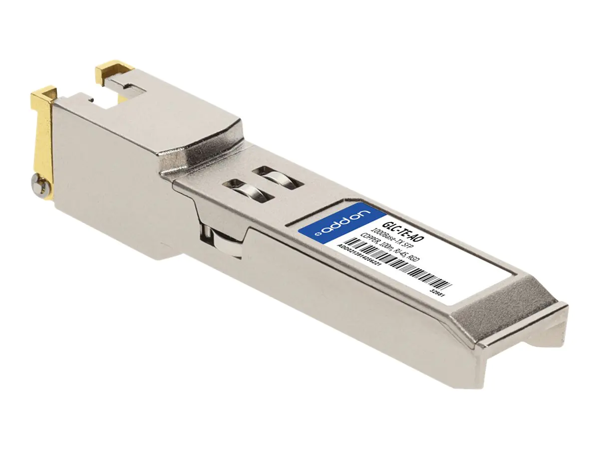 AddOn Cisco GLC-TE Compatible SFP Transceiver - SFP (Mini-GBIC)-