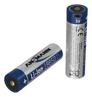 Ansmann 1307-0002 - Wiederaufladbarer Akku - Lithium-Ion (Li-Ion) - 3,6 V - 2600 mAh - 9,36 Wh - Silber