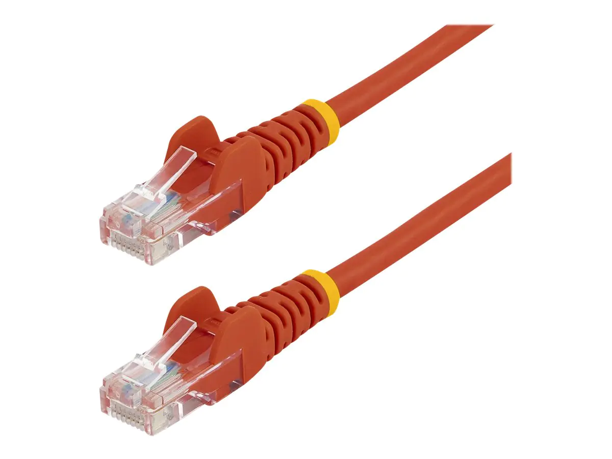 StarTech 5m Cat5e Ethernet Netzwerkkabel Snagless mit RJ45 - Cat 5e UTP Kabel - Rot - Netzwerkkabel - RJ-45 (M) bis RJ-45 (M) - 5 m - UTP - CAT 5e - ohne Haken, verseilt - Rot