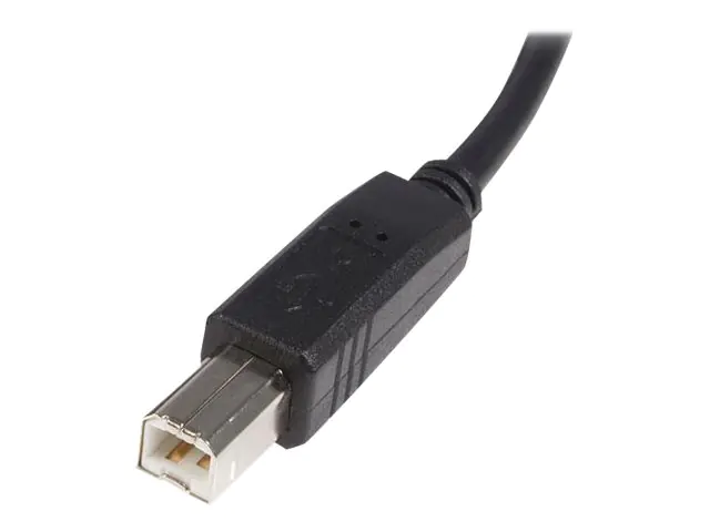 StarTech 50cm USB 2.0 A auf B Kabel - USB Druckerkabel - St/St - USB-Kabel - USB (M) zu USB Typ B (M) - USB 2.0 - 50 cm - Schwarz