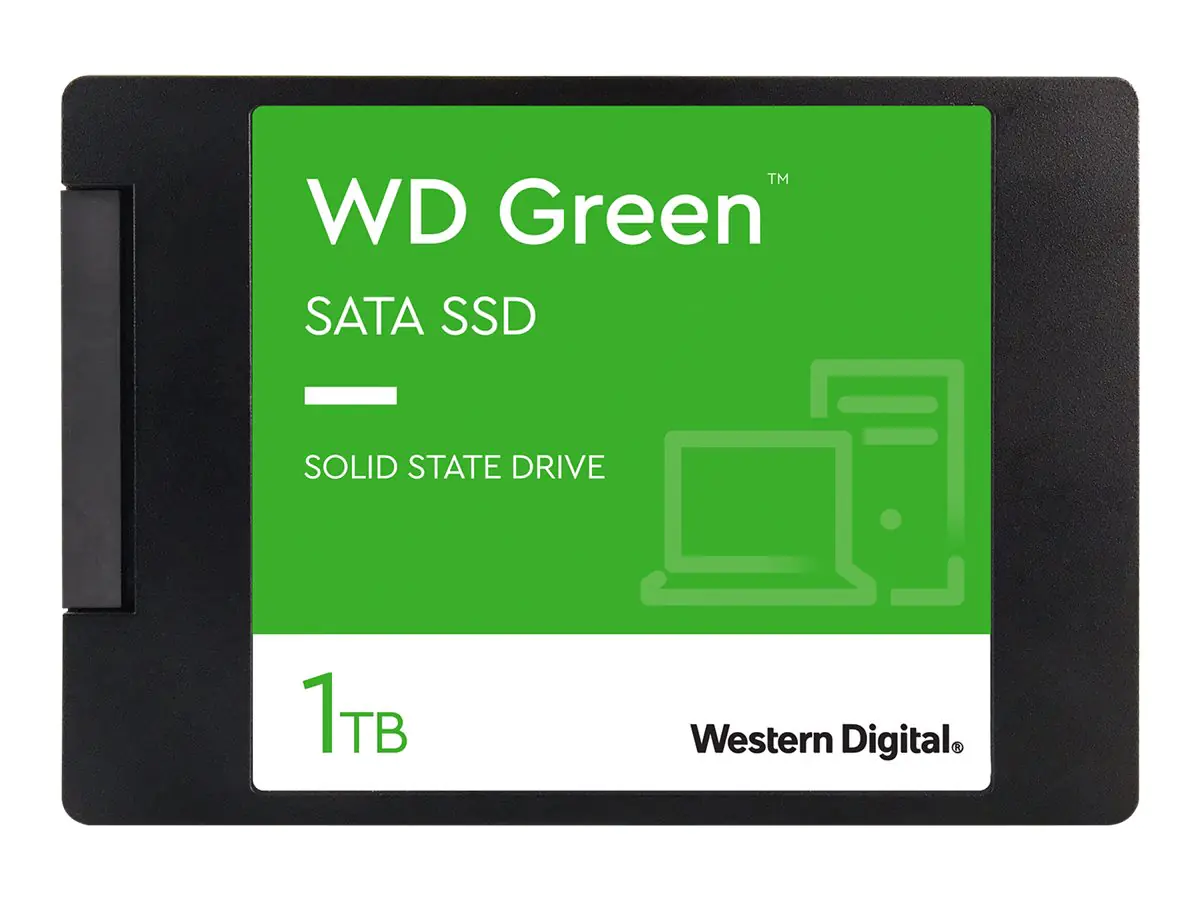 WD Green SSD WDS100T2G0A - SSD - 1 TB - intern - 2.5" (6.4 cm) - SATA 6Gb/s