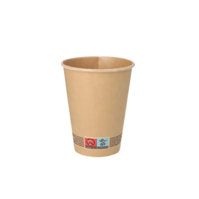 PAPSTAR Trinkbecher Einweg 300ml Pappe braun 50 St./Pack.