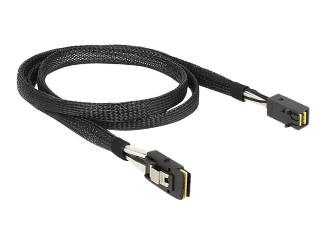 Delock - Internes SAS-Kabel - SAS 6Gbit/s - 4x Mini SAS HD (SFF-8643) zu 36 PIN 4iMini MultiLane - 1 m - eingerastet
