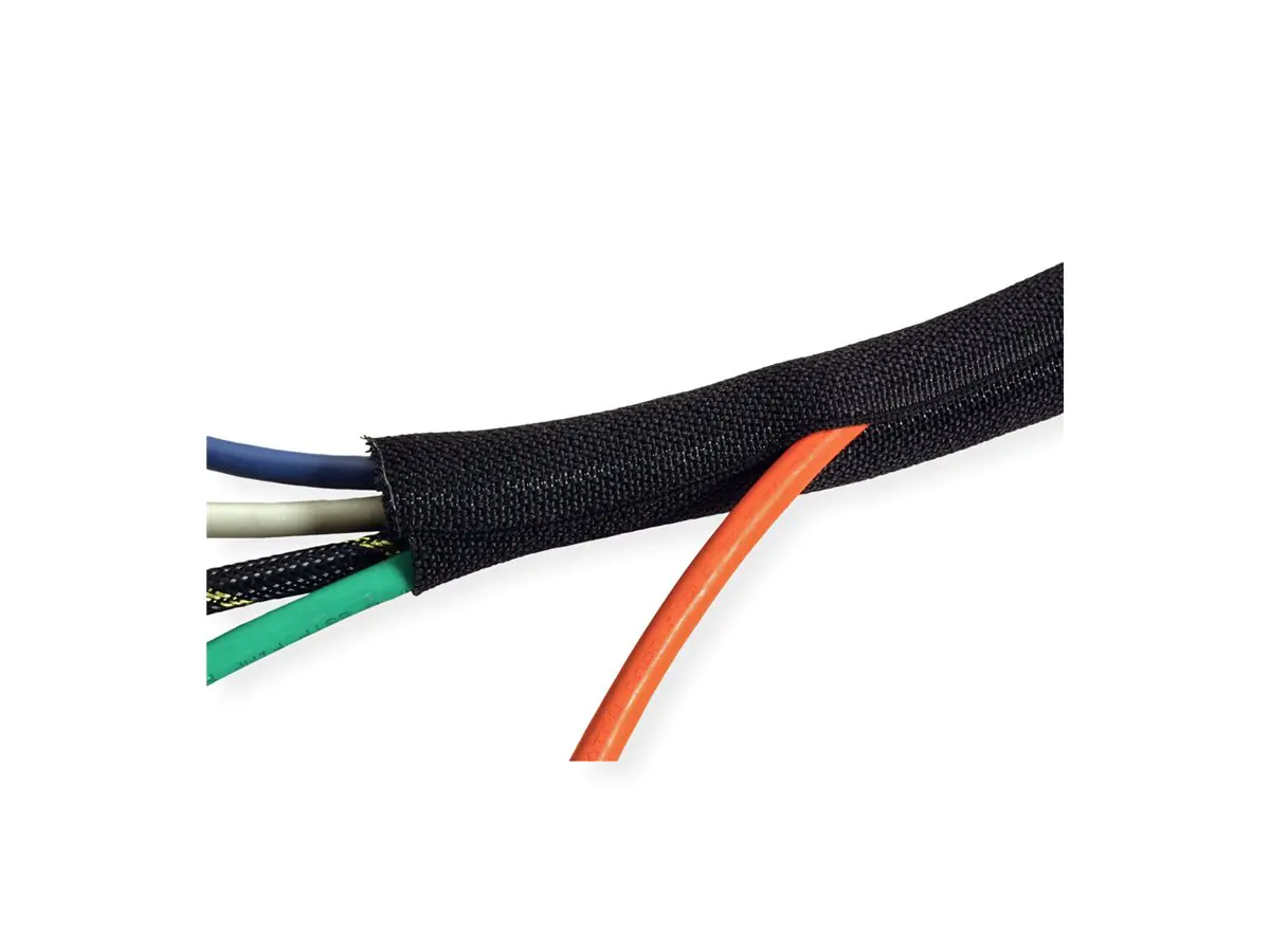 VALUE - Flexible Kabelleitung - 25 m - Schwarz