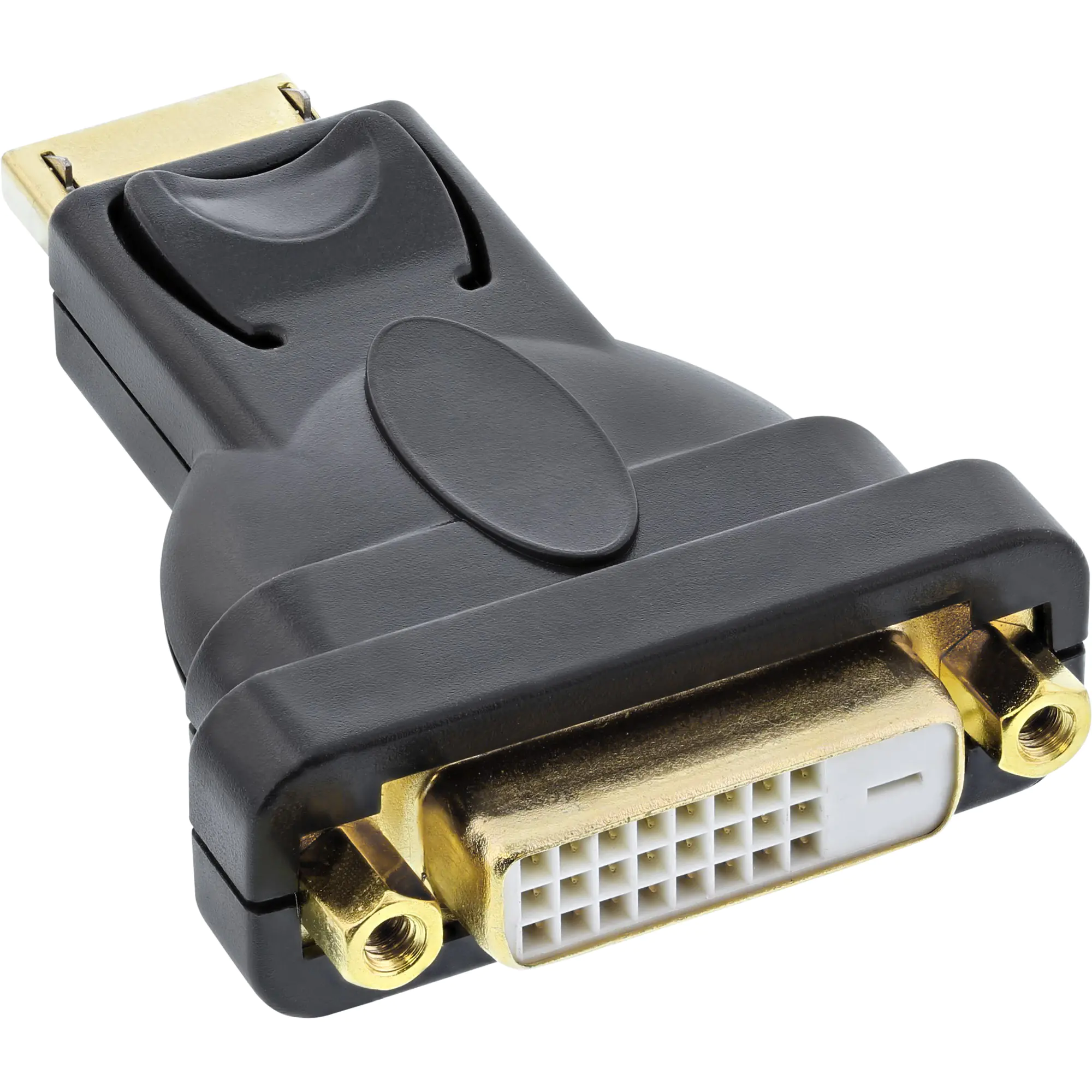 InLine - DisplayPort-Adapter - DisplayPort (M) bis DVI-D (W) - Schwarz