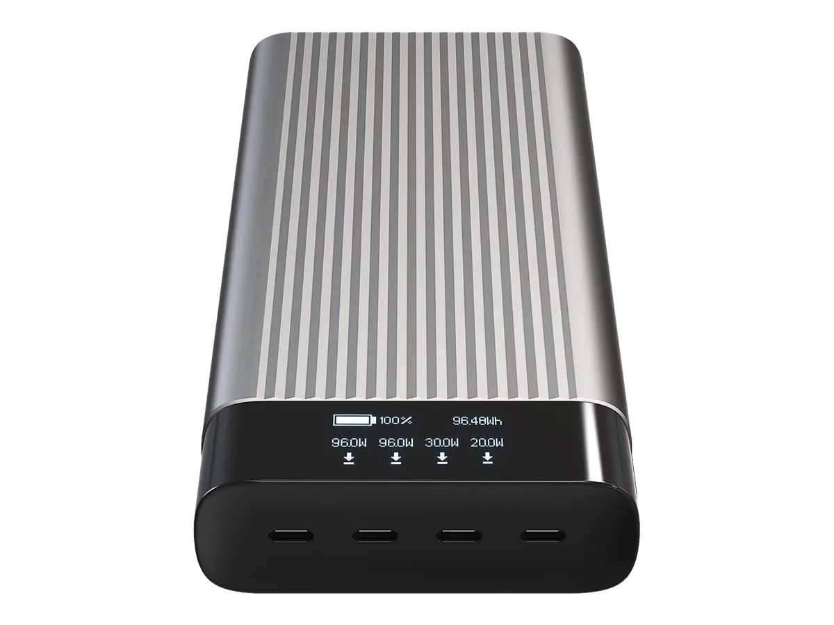 Targus HyperJuice HJ245B - Powerbank - USB-C - 27000 mAh - 245 Watt - PD 2.0, PD 3.0, QC 2.0, QC