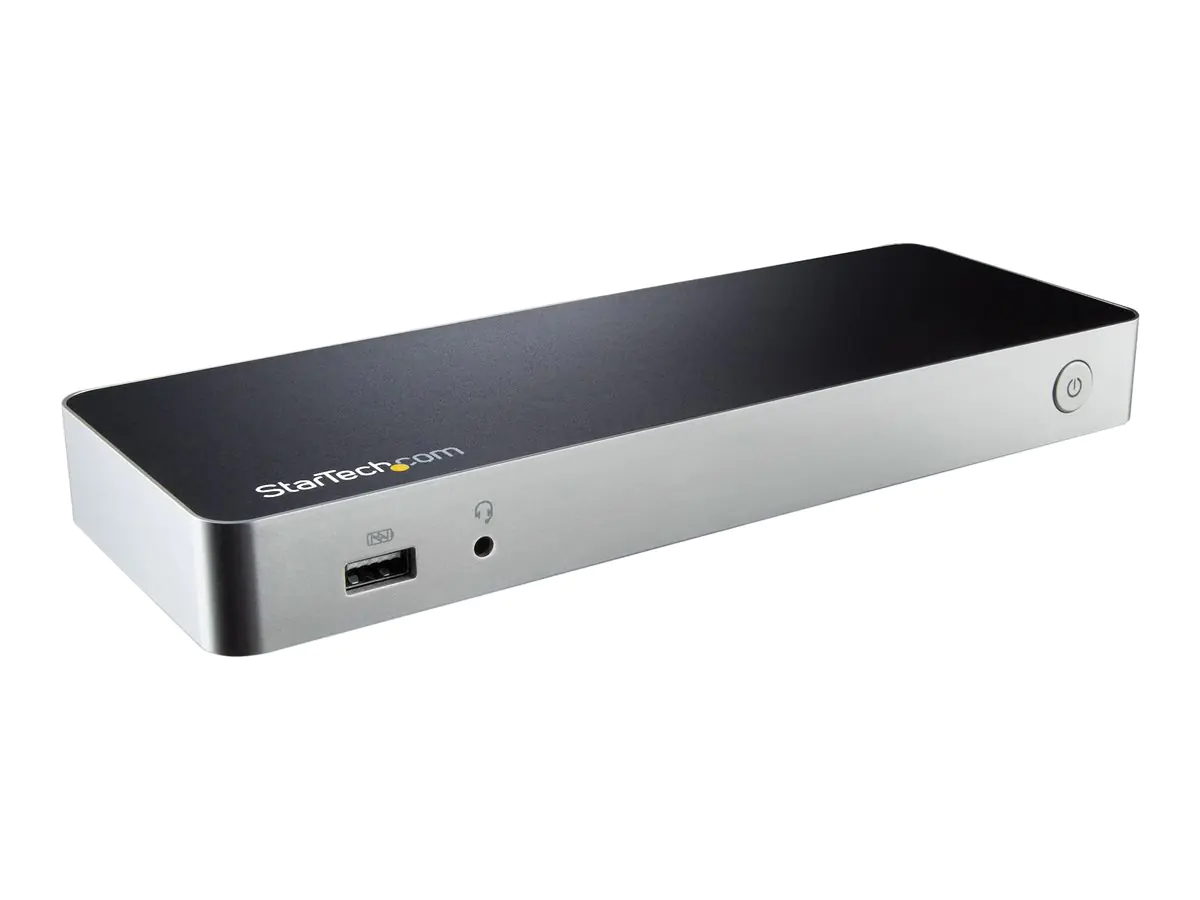 StarTech USB C Dockingstation für Zwei Monitore mit 60 W Power Delivery für Windows Laptops - USB C auf HDMI / DVI Dock - USB-C 3.1 Gen 1 Dock mit Laden - Thunderbolt 3 Kompatibel (MST30C2HHPDU) - Dockingstation - USB-C / Thunderbolt 3 - 2 x HDMI - 1GbE -