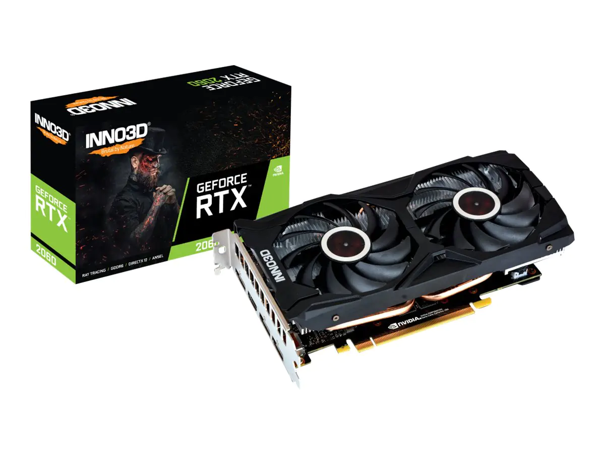 Inno3D GeForce RTX 2060 Twin X2 - Grafikkarten 6 GB GDDR6 - N20602-06D6-1710VA15L