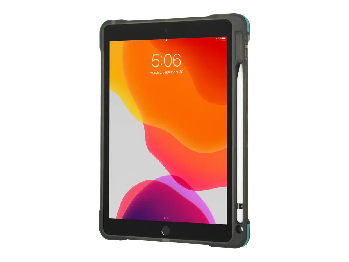 Targus SafePort Standard - Hintere Abdeckung für Tablet - antimikrobiell - Asphaltgrau - 10.2" - für Apple 10.2-inch iPad (7. Generation, 8. Generation, 9. Generation)