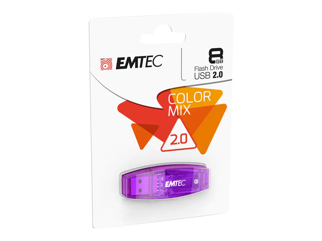 EMTEC C410 Color Mix - USB-Flash-Laufwerk - 8