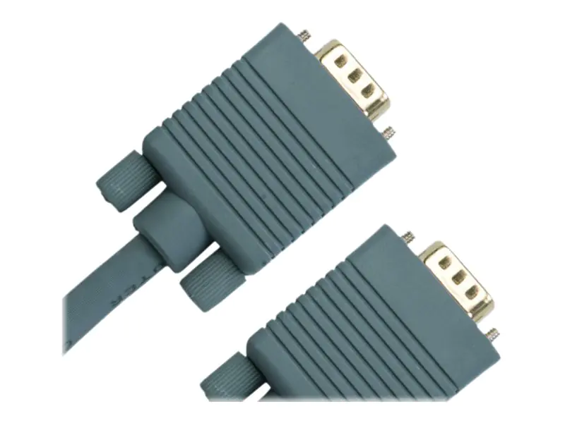 Jou Jye Computer VC 100 - VGA-Kabel - DB-15 (M) bis DB-15 (M) - 10 m - Grau
