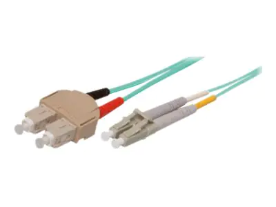 Good Connections - Patch-Kabel - LC Multi-Mode (M) zu SC multi-mode (M) - 2 m - Glasfaser - Duplex - 50/125 Mikrometer - OM3 - halogenfrei