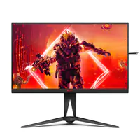 AOC AGON AG275QZN - AG5 Series - LED-Monitor - Gaming - 69 cm (27") - 2560 x 1440 QHD @ 240 Hz - VA - 400 cd/m² - 3000:1 - DisplayHDR 400 - 1 ms - 2xHDMI, 2xDisplayPort - Schwarz, Rot