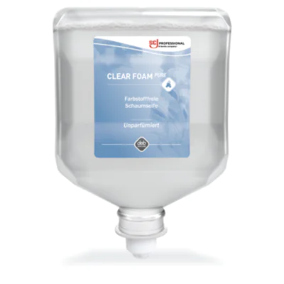SC Johnson PROFESSIONAL Schaumseife Clear Foam PURE dermatologisch getestet 5,5-6,5 Bakterien Kartusche Kunststoff 2l SC Johnson PROFESSIONAL Schaumseife Clear Foam PURE dermatologisch getestet 5,5-6,5 Bakterien Kartusche Kunststoff 2l