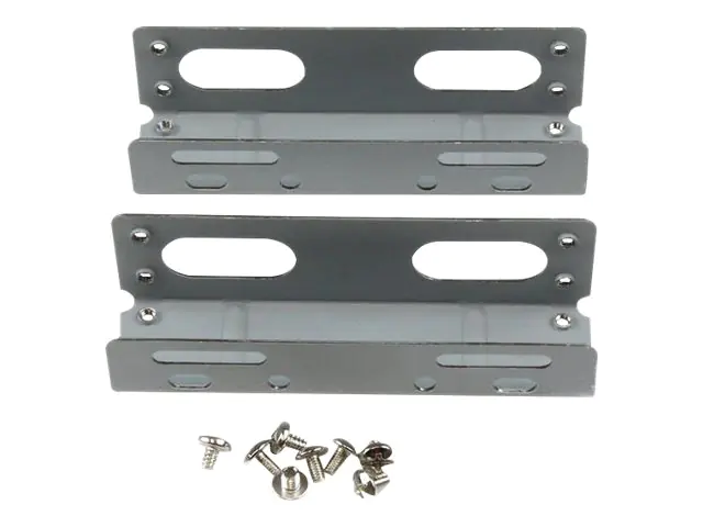 StarTech 3,5 (8,9cm) Universal Festplatten Einbauwinkel - Einbauschienen / Speichereinschubadapter für 5,25 (13,3cm) HDD Schacht - Laufwerksschachtadapter - für P/N: 25SATSAS35HD, ARMPIVOTE2, FPPNEUSTND, FPWHANGER, FPWTLTPORT, MBLTVSTNDEC, ST521PMINT