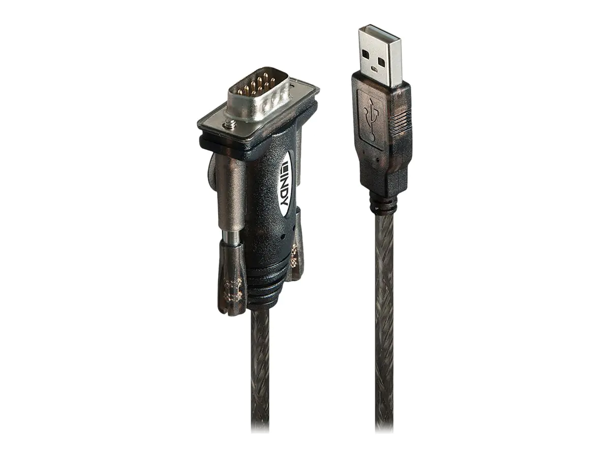 Lindy USB Seriell Konverter Lite - Serieller Adapter - USB - RS-232 Lindy USB Seriell Konverter Lite - Serieller Adapter - USB - RS-232