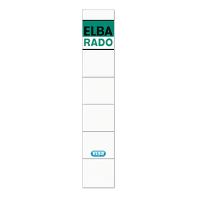 ELBA Ordneretikett 100420946 schmal/kurz sk gn/ws 10 St./Pack. ELBA Ordneretikett 100420946 schmal/kurz sk gn/ws 10 St./Pack.