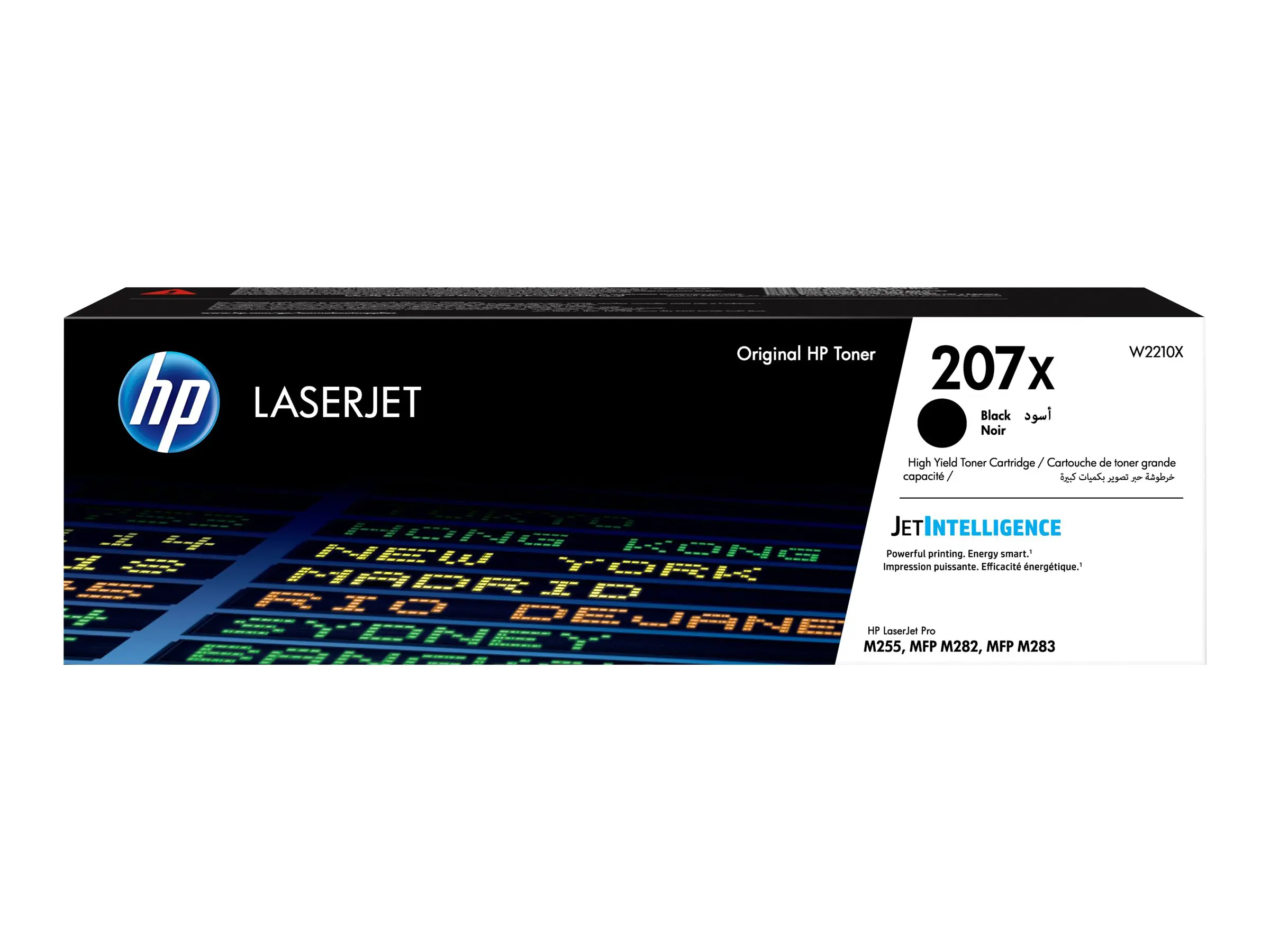 HP 207X - Hohe Ergiebigkeit - Schwarz - Original - LaserJet - Tonerpatrone (W2210X) - für Color LaserJet Pro M255dw, M255nw, MFP M282nw, MFP M283fdn, MFP M283fdw