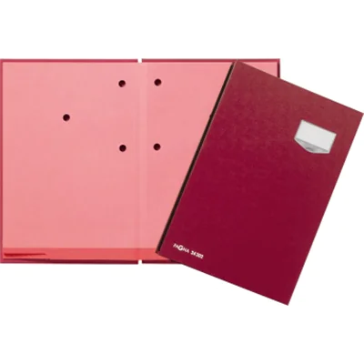PAGNA Unterschriftenmappe de Luxe 24202-01 20Fächer Pappe rot PAGNA Unterschriftenmappe de Luxe 24202-01 20Fächer Pappe rot