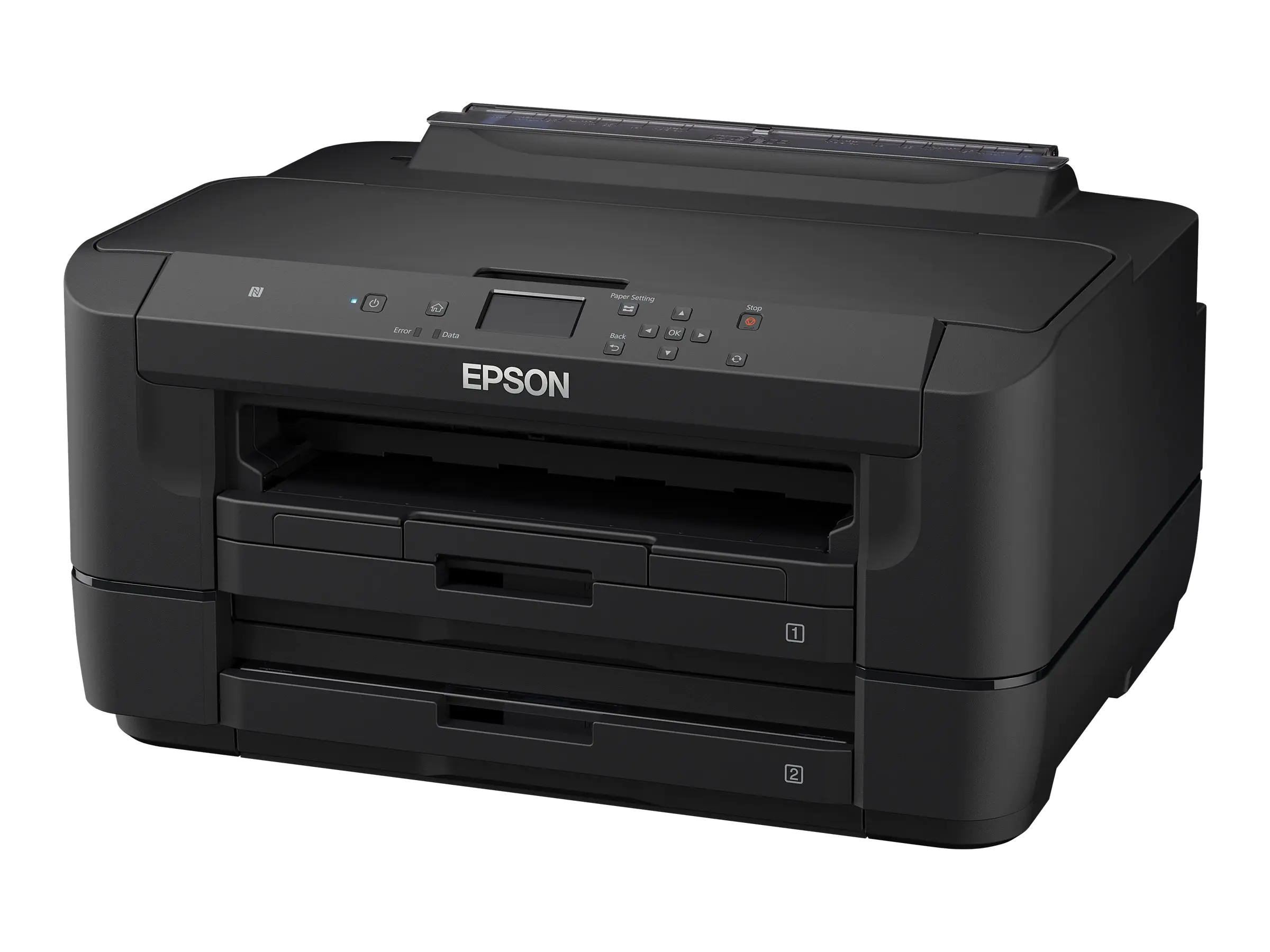Epson WorkForce WF-7210DTW - Drucker - Farbe - Duplex - Tintenstrahl - A3 - 4.800 x 2.400 dpi - bis zu 18 Seiten/Min. (einfarbig)/bis zu 10 Seiten/Min. (Farbe) - Kapazität: 500 Blätter - USB 2.0, LAN, Wi-Fi(n) Epson WorkForce WF-7210DTW - Drucker - Farbe - Duplex - Tintenstrahl - A3 - 4.800 x 2.400 dpi - bis zu 18 Seiten/Min. (einfarbig)/bis zu 10 Seiten/Min. (Farbe) - Kapazität: 500 Blätter - USB 2.0, LAN, Wi-Fi(n)
