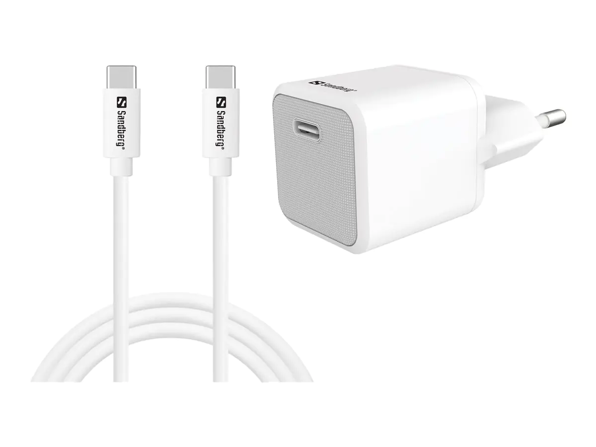 SANDBERG Netzteil - 2-in-1 - 20 Watt - 3 A - PD (USB-C) 441-58