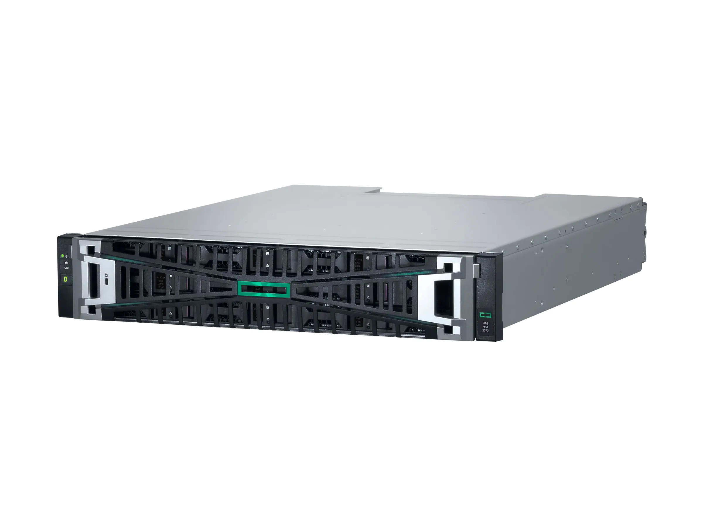 HPE Modular Smart Array 2070 16Gb Fibre Channel LFF TAA Storage - 7th Generation - Festplatten-Array - 0 TB - 12 Schächte (SAS-3) S1H50A
