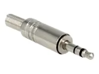 Delock - Audio-Stecker - mini-phone stereo 3.5 mm männlich - Silber