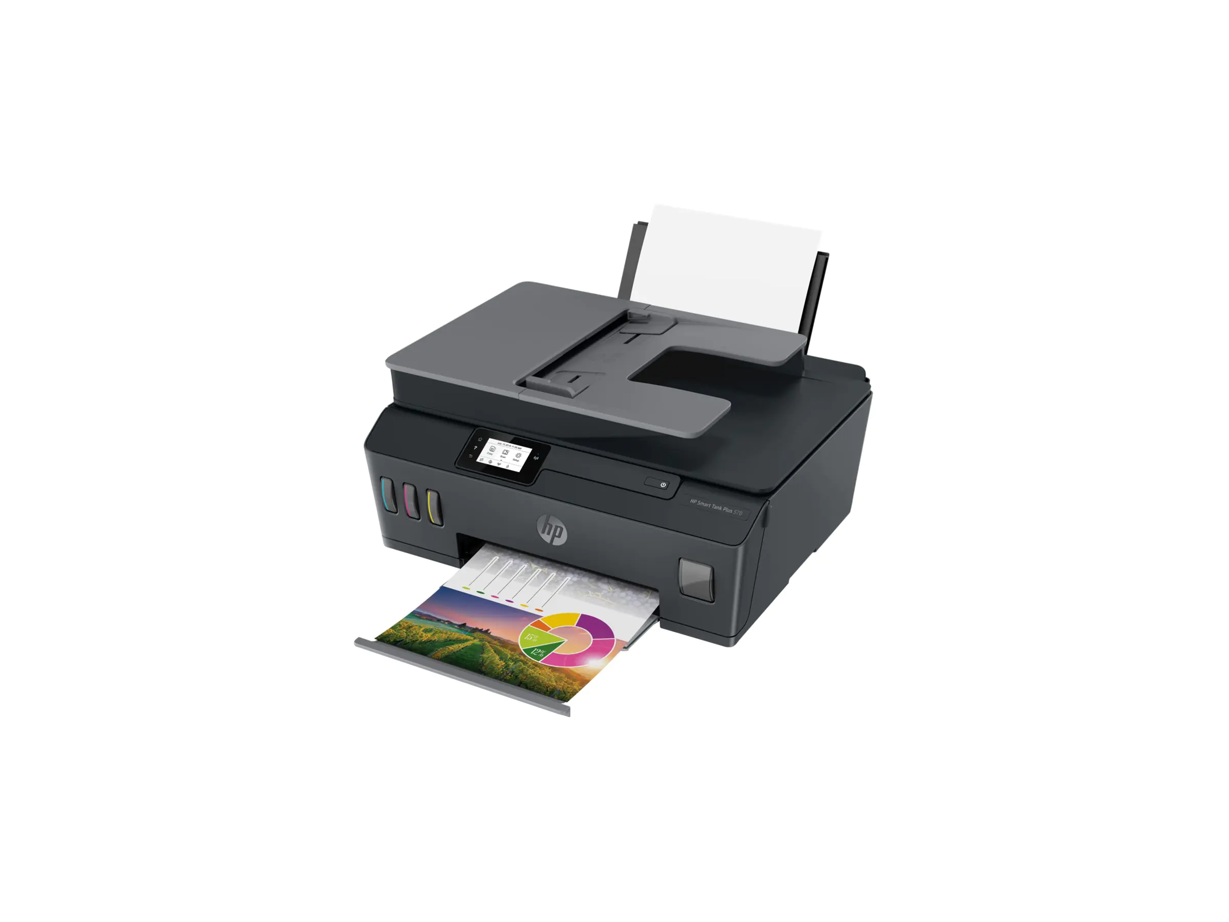 HP Smart Tank Plus 570 Wireless All-in-One - Multifunktionsdrucker - Farbe - Tintenstrahl - wiederbefüllbar - Legal (216 x 356 mm) 5HX14A#BHC