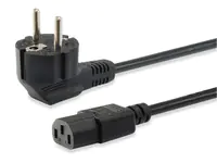 Equip 112121 Hochwertiges Netzkabel C13 auf Schuko - Kabel - Strom/Netzteil
