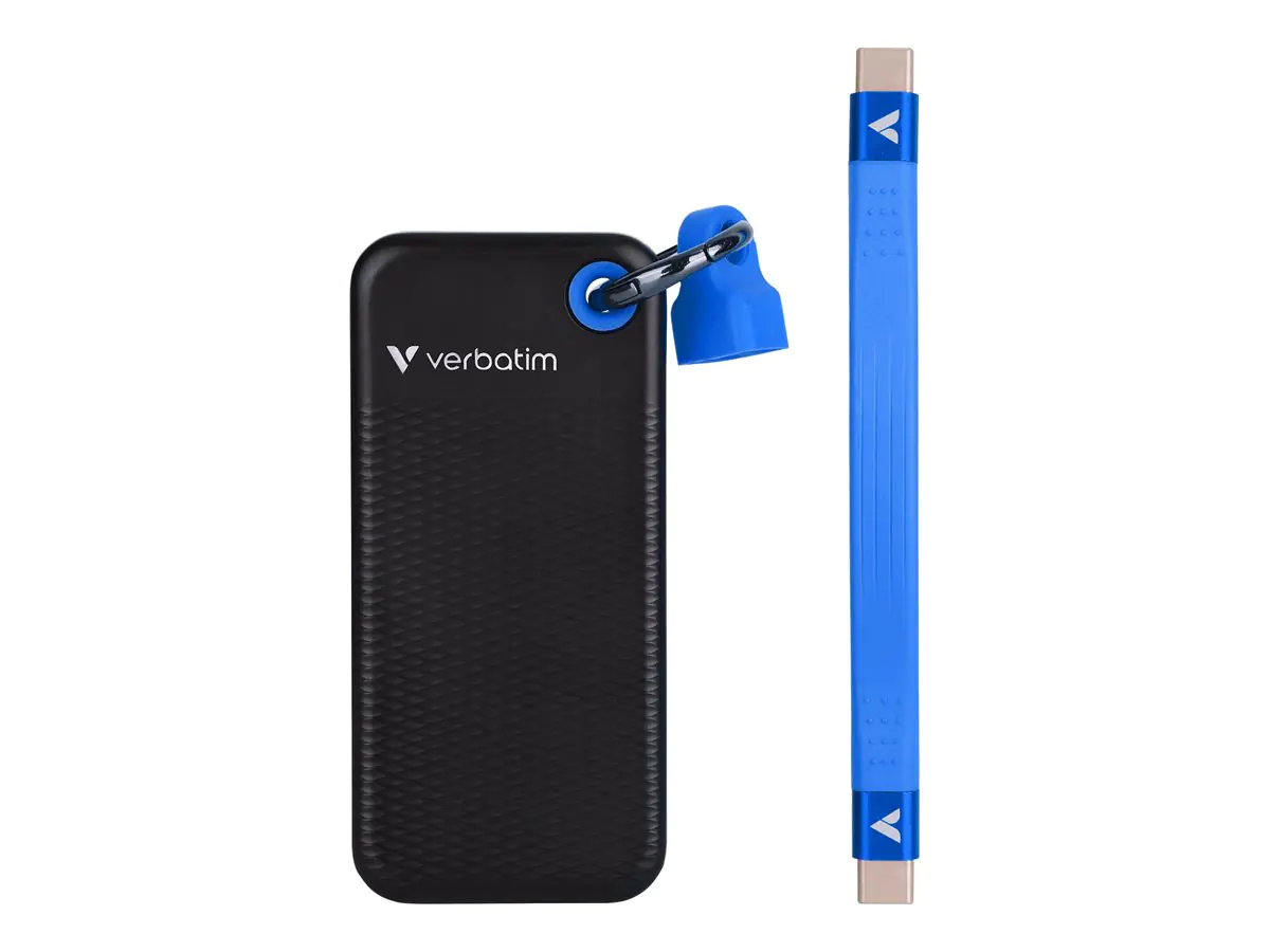 Verbatim Pocket - SSD - 2 TB - Schlüsselanhänger mit Kabelanschluss - extern (tragbar) 32195