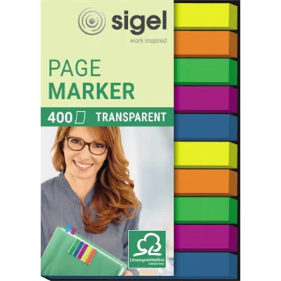 SIGEL Haftmarker HN617 6x50mm sortiert 400 St./Pack. SIGEL Haftmarker HN617 6x50mm sortiert 400 St./Pack.