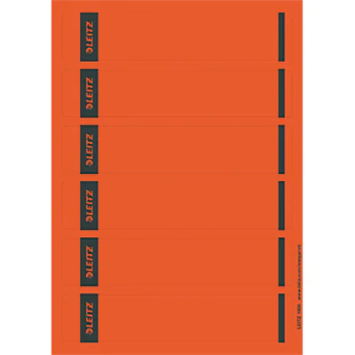 Leitz Ordneretikett 16852025 kurz/breit Papier rot 100 St./Pack. Leitz Ordneretikett 16852025 kurz/breit Papier rot 100 St./Pack.
