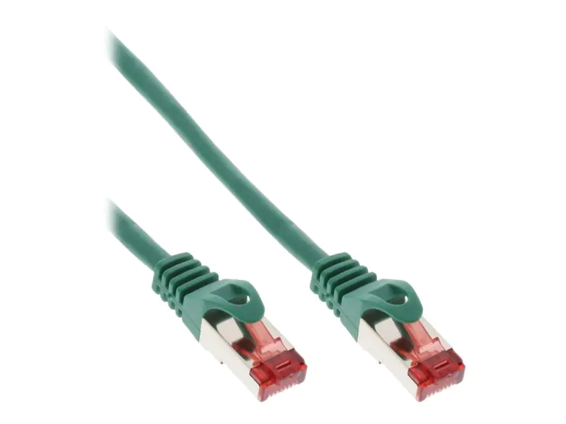 InLine - Patch-Kabel - RJ-45 (M) zu RJ-45 (M) - 1.5 m - SFTP, PiMF - CAT 6 - geschirmt, halogenfrei, geformt - grün
