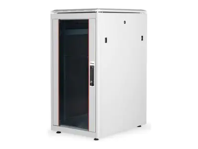 Equip Dynamic Flex Line - Schrank Netzwerkschrank - 600x800 mm, mit Glastür, abnehmbare und
