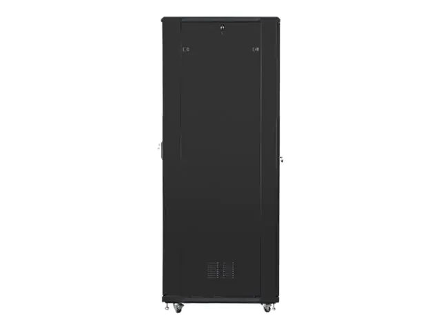 Lanberg Schrank Netzwerkschrank - mit 4 Lüfter - 230 V - Schwarz, RAL 9004 - 47U - 48.3 cm (19") FF01-8047-12B
