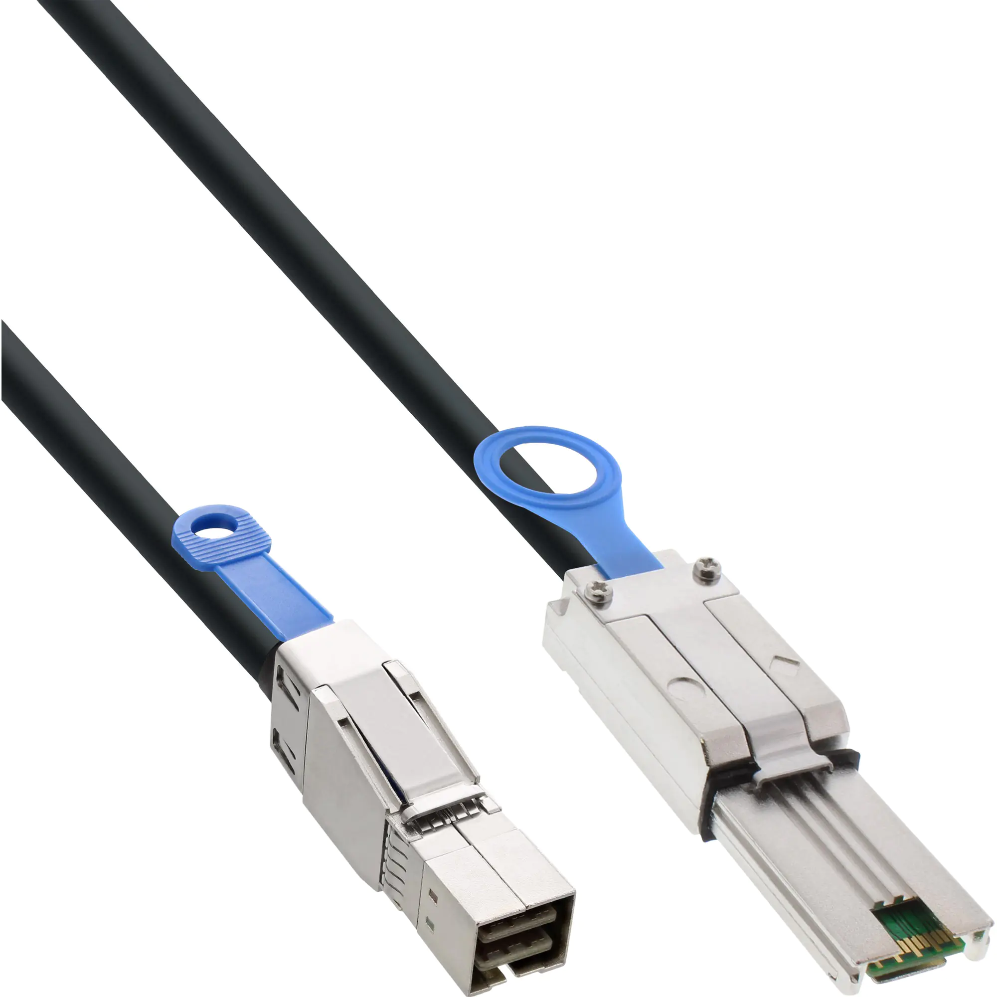 InLine - Externes SAS-Kabel - SAS 6Gbit/s - Mini SAS HD (SFF-8644) bis 4 x 26-polige Mini SAS - 50 cm - Schwarz
